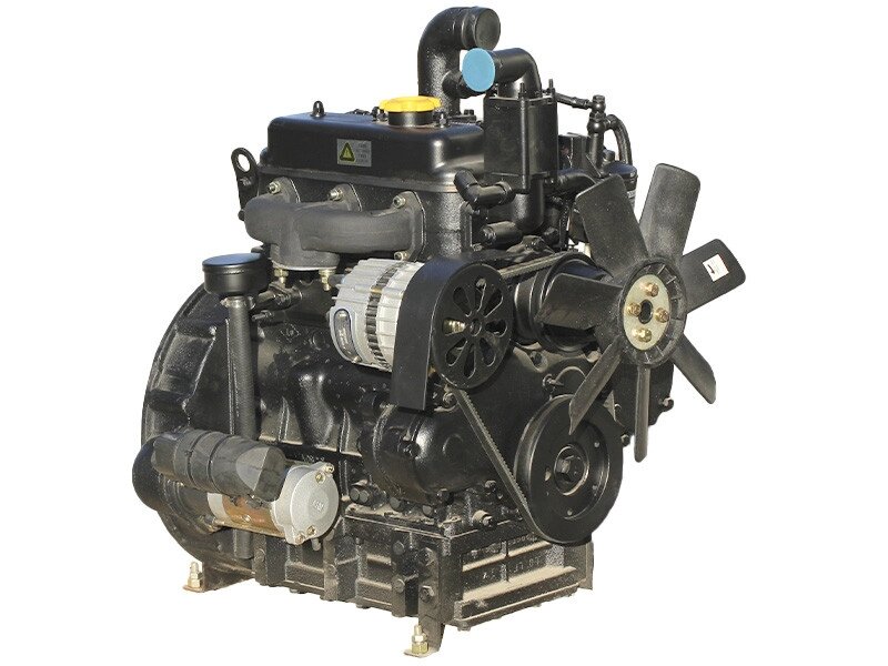 Двигун КМ385ВТ 3- циліндри, 4 т, 24 к. с., вод. охолодження від компанії все навісне - фото 1