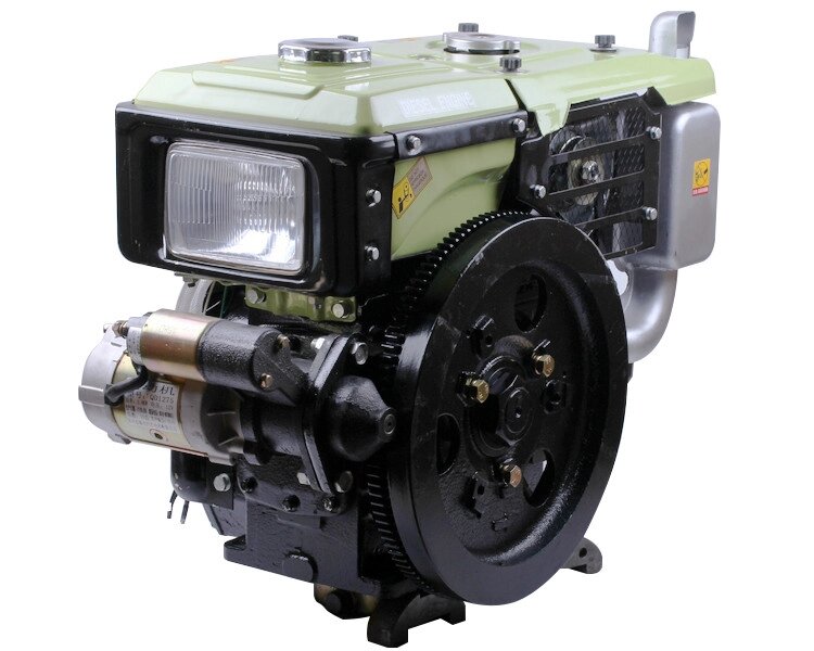 Двигун SH190NDL — Zubr (10 л. с.) з електростарером від компанії все навісне - фото 1