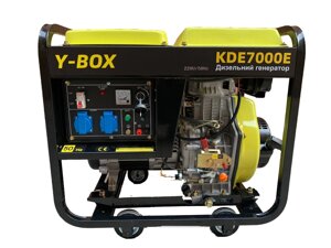 Генератор дизель 5948500E 6.0/6.5KW однофазний, 220 V (двигун F192FE, свічка накала) Y-BOX