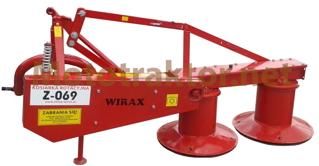 Косарка для трактора роторна "Wirax" Z-069 (1,65 м захоплення) від компанії все навісне - фото 1