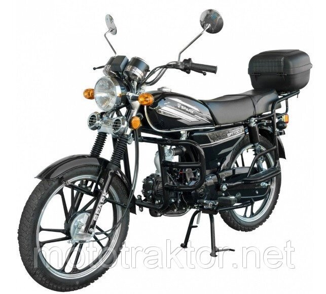 Мотоцикл ЅР110С-2 Альфа (4т, 110 см3, задній багажник, підніжка) від компанії все навісне - фото 1