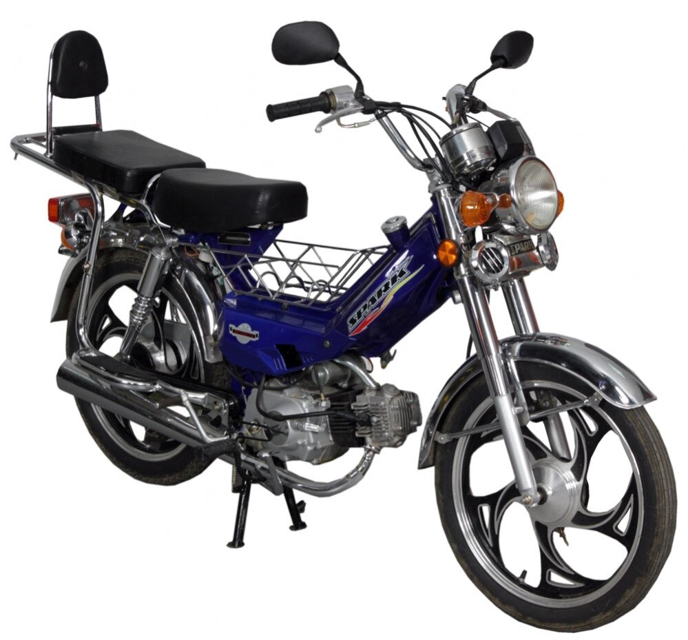 Мотоцикл SP110C-A Дельта (4т., 110см3, кошик, спинка, підніжка) від компанії все навісне - фото 1