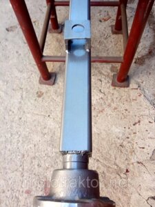 Балка для причепа квадратна, посилена (6 мм) з маточинами ВАЗ 2108 під жигулівське колесо АТВ-155 (08Р)