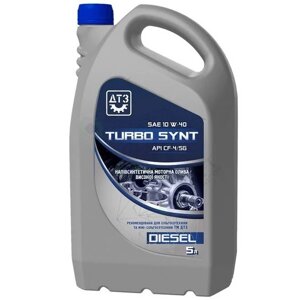 Масло моторне ДТЗ Turbo Synt Diesel 10W-40 API CF-4/SG 5 л ПЕ