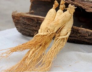 Сухий корінь женьшеню справжній Китай набір 55 грамів