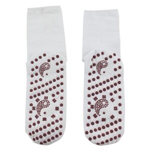 Турмалінові шкарпетки білі з біофотонами (Інь-Янь)