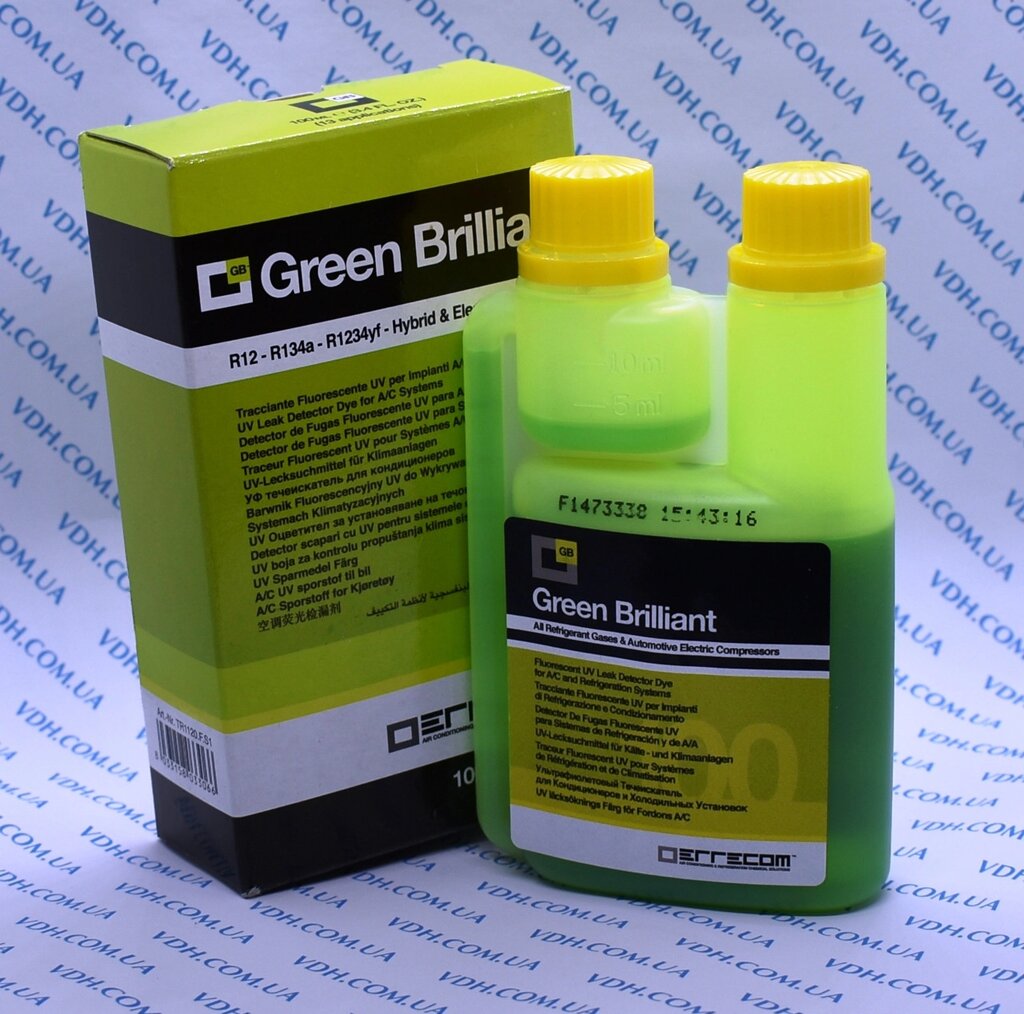 Флуоресцентна фарба GREEN BRILLIANT 100 ML (колір; зелений) TR1120. F.S1 від компанії "Все для холоду" - фото 1