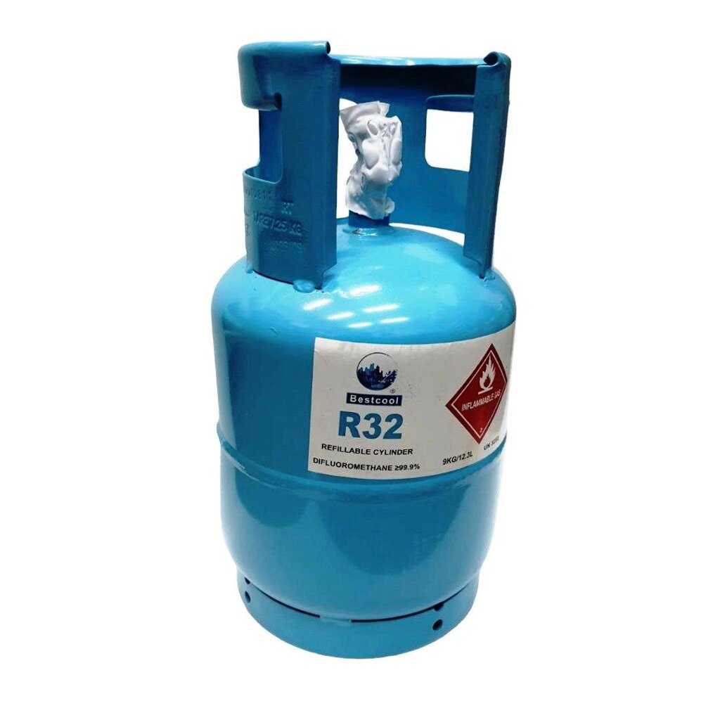 Фреон R-32 REFRIGERANT у багаторазових балонах по 9,5 кг. від компанії "Все для холоду" - фото 1