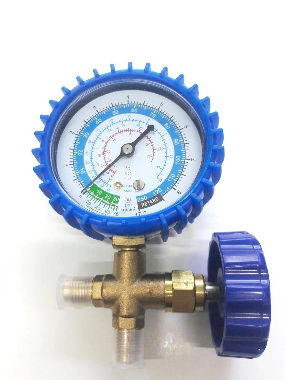 Манометр колектор одновентильний G-466-A (468/L) (R22,12,134, 502) від компанії "Все для холоду" - фото 1