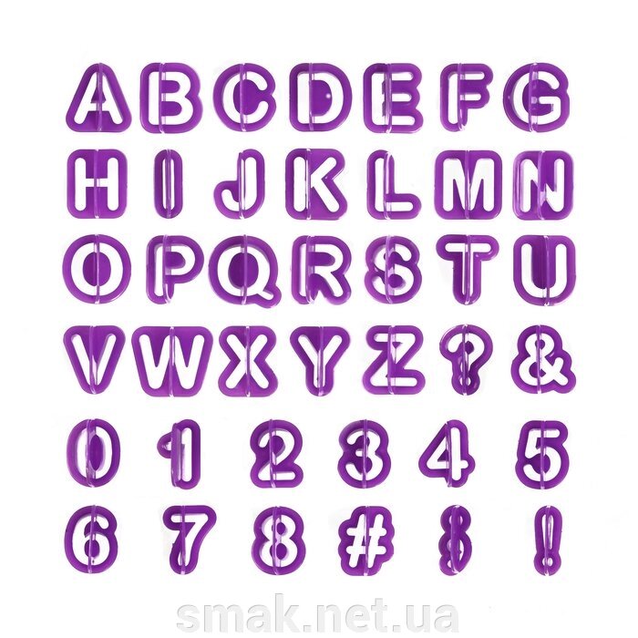 Англійський алфавіт вирубок від компанії Інтернет магазин "СМАК" - фото 1