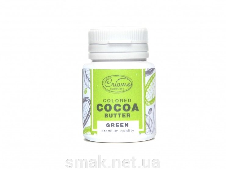 Барвник для шоколаду Какао масло Criamo Зелений від компанії Інтернет магазин "СМАК" - фото 1