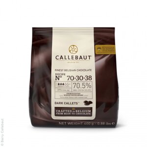 Бельгийский Черный шоколад 70 Barry Callebaut 400 грамм