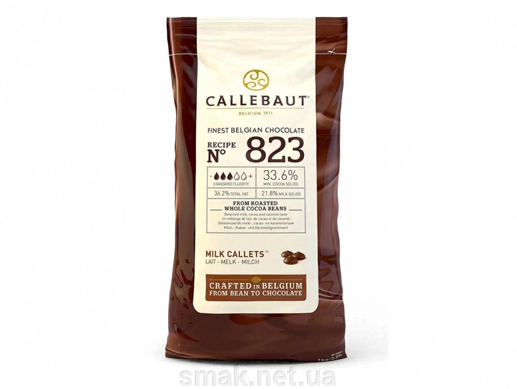 Бельгійський Молочний шоколад з натуральної ваніллю сорти Bourbon Barry Callebaut 10 кг, 33,6 какао від компанії Інтернет магазин "СМАК" - фото 1