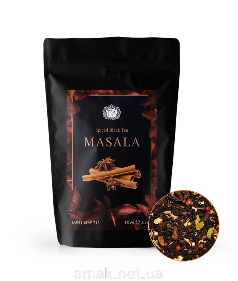 Чай Чорний ароматизований Масала 50 грам від компанії Інтернет магазин "СМАК" - фото 1