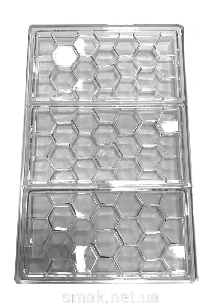 Форма для шоколаду полікарбонатна Стільники від компанії Інтернет магазин "СМАК" - фото 1