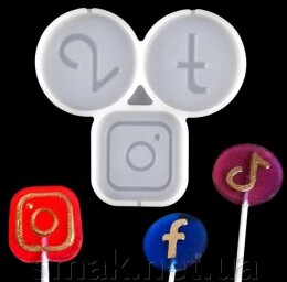 Форма для соціальних мереж Lollipops від компанії Інтернет магазин "СМАК" - фото 1