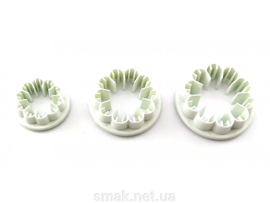 Форма кондитерська для мастики з 3-х Квіточки від компанії Інтернет магазин "СМАК" - фото 1
