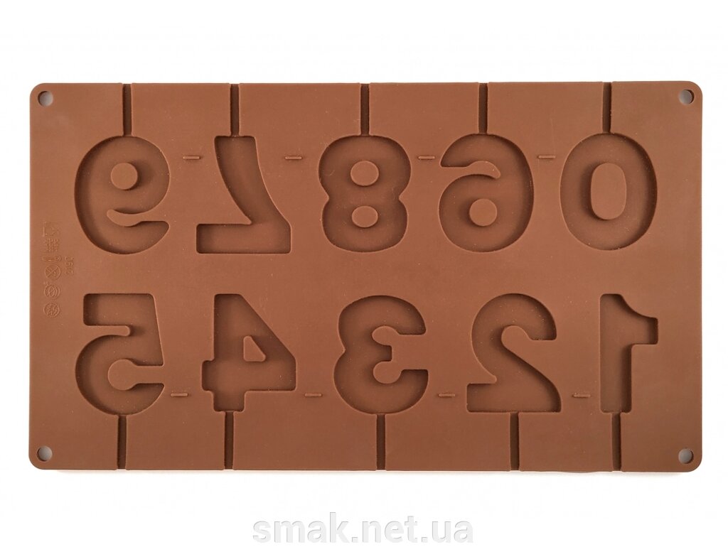 Форма силіконова для цукерок Цифри від компанії Інтернет магазин "СМАК" - фото 1