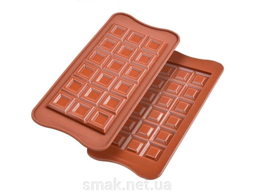 Форма силіконова Шоколадка від компанії Інтернет магазин "СМАК" - фото 1