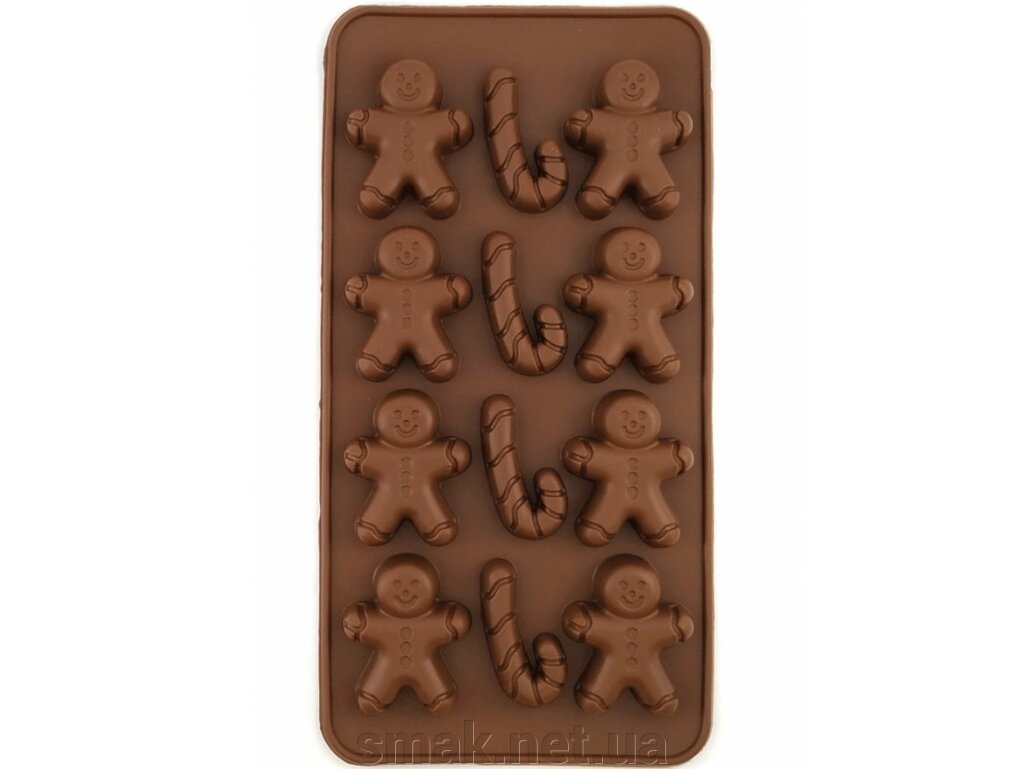 Форма силиконовая для конфет Человечки від компанії Інтернет магазин "СМАК" - фото 1