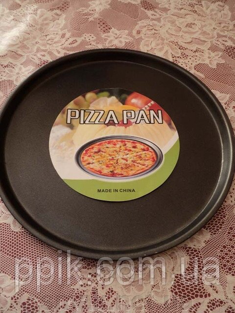 Форма тефлон для піци сіра О26см від компанії Інтернет магазин "СМАК" - фото 1