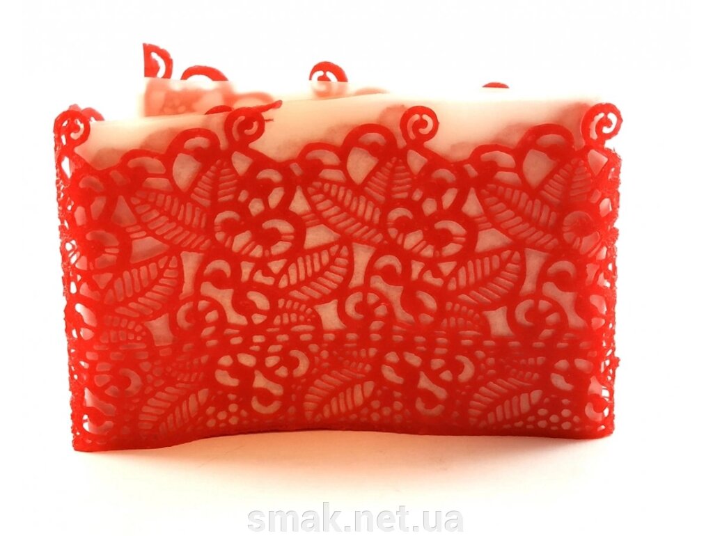 Готове мереживо для торта Солодке творчість 3 Червоний від компанії Інтернет магазин "СМАК" - фото 1