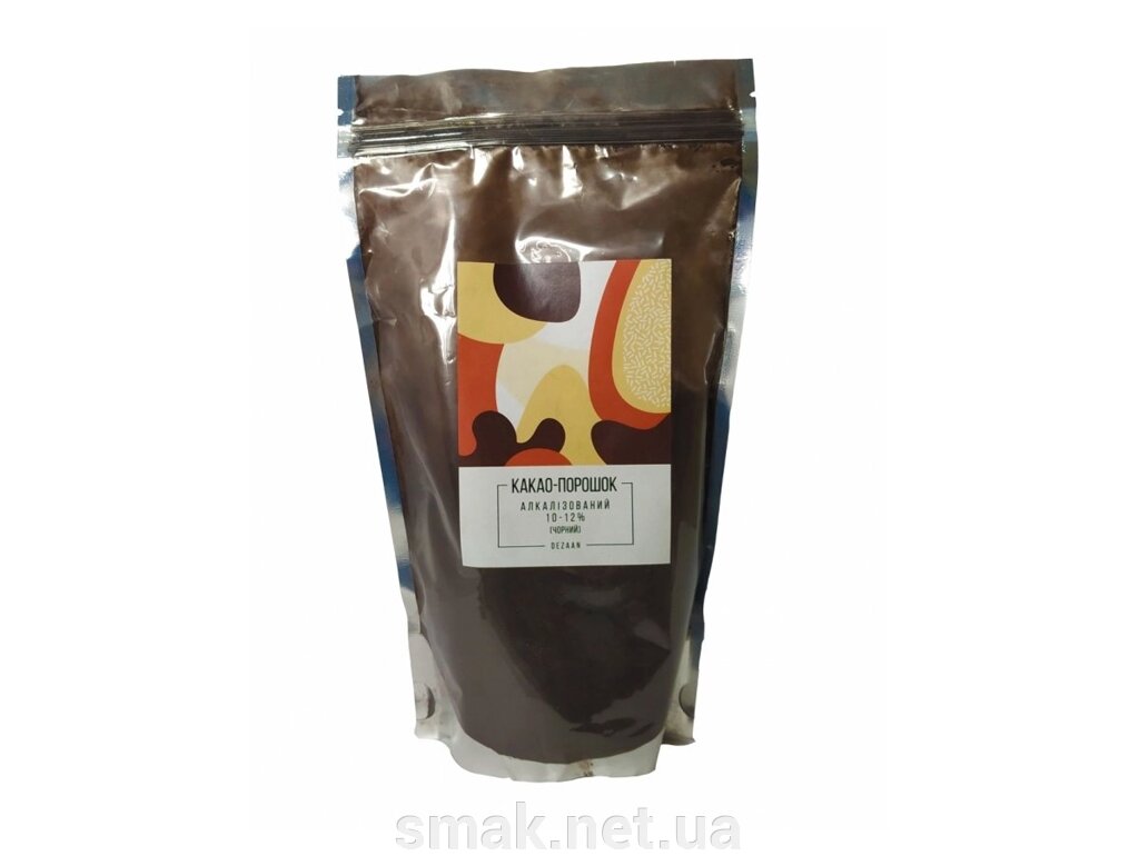 Какао-порошок deZaan алкалізований 10-12 (чорний) 1 кг від компанії Інтернет магазин "СМАК" - фото 1