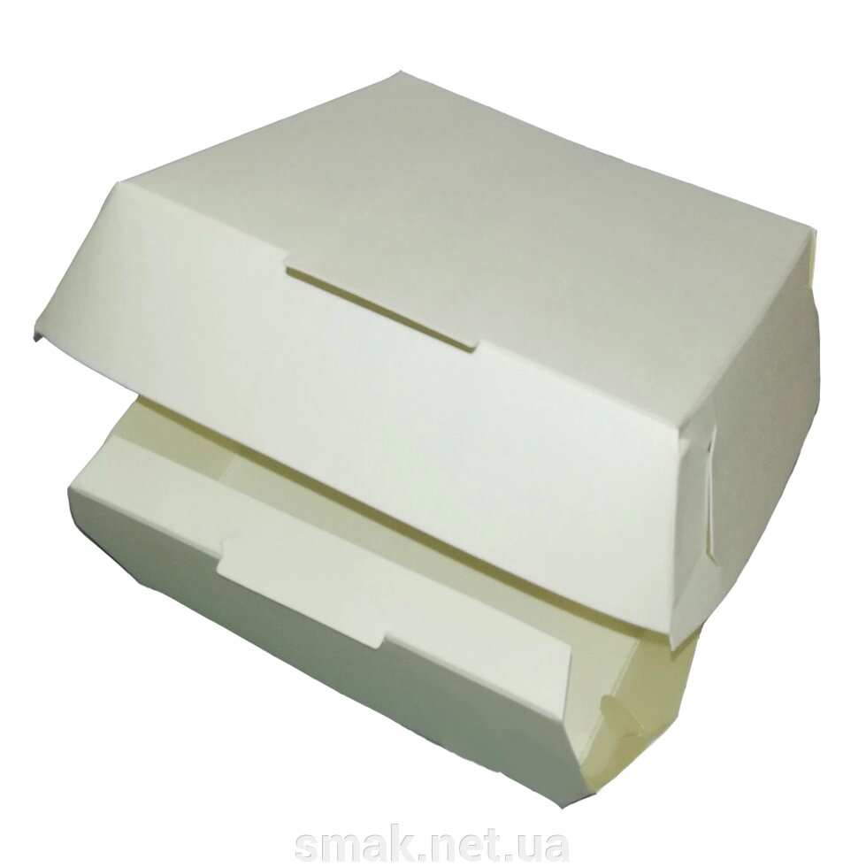 Картонна коробка для бенто-тортів, фаст-фудів 3 штуки 12012070 від компанії Інтернет магазин "СМАК" - фото 1