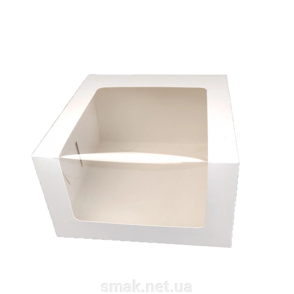 Картонна коробка для торта 250250150 з вікном (упаковка 3 ПК) від компанії Інтернет магазин "СМАК" - фото 1