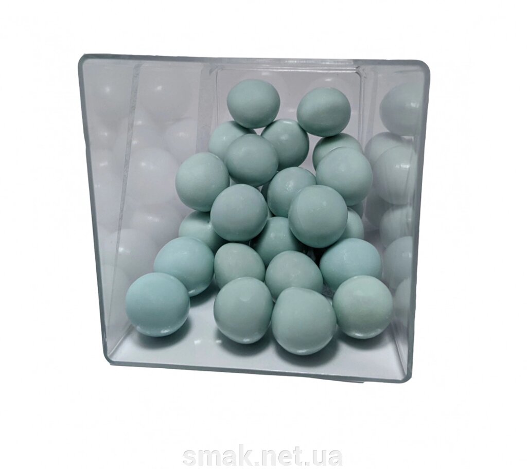 Кондитерська посипка глазурований Повітряний Рис 12 мм Блакитна (50 грам) від компанії Інтернет магазин "СМАК" - фото 1