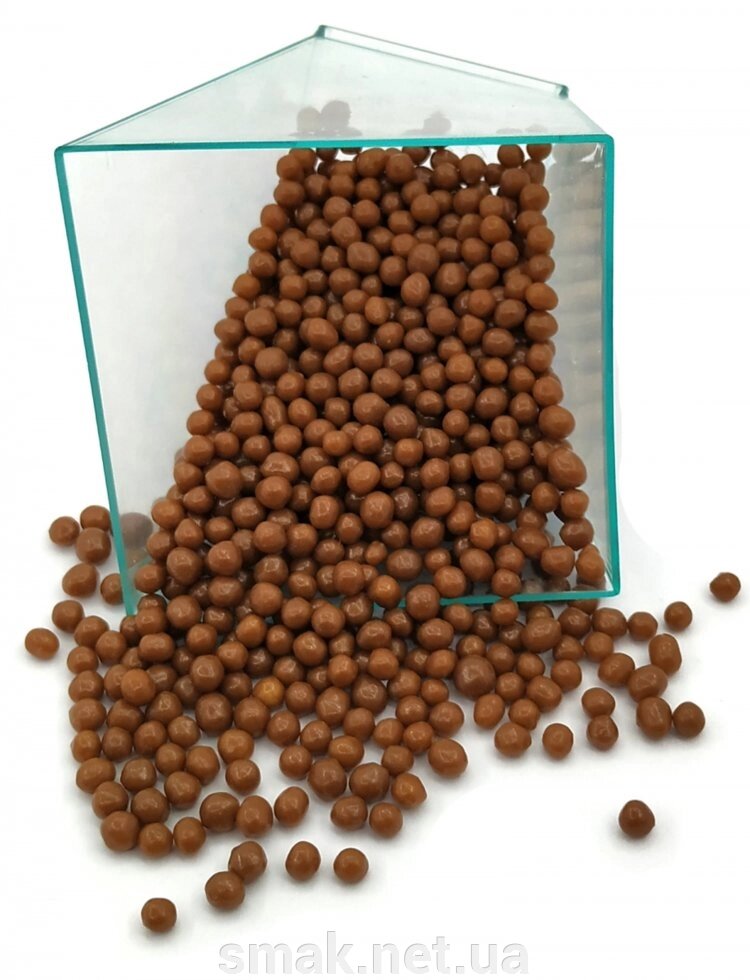 Кондитерська посипка глазурований Повітряний Рис 3 мм Молочний шоколад (50 грам) від компанії Інтернет магазин "СМАК" - фото 1
