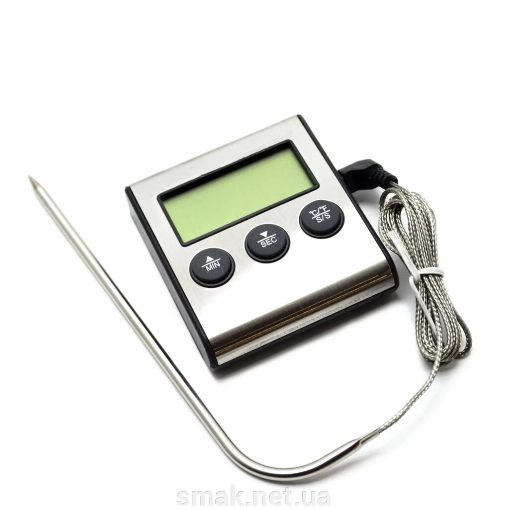 Кулінарний термометр із звуковим сигналом, цифровим від компанії Інтернет магазин "СМАК" - фото 1