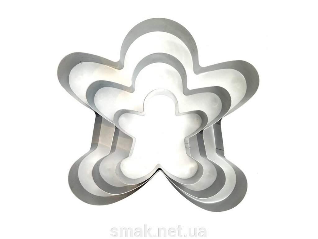 Набір форм для випічки Пряниковий чоловічок (3 шт.) від компанії Інтернет магазин "СМАК" - фото 1