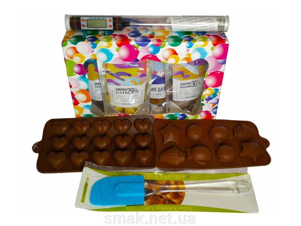 Набір кондитерський для шоколадних цукерок Сластьона з Мигдалем від компанії Інтернет магазин "СМАК" - фото 1