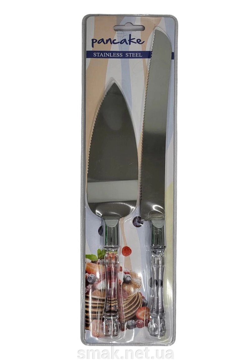 Набір ніж і лопатка для торта від компанії Інтернет магазин "СМАК" - фото 1