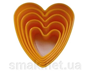 Набір вирубок серця з 5-ти від компанії Інтернет магазин "СМАК" - фото 1