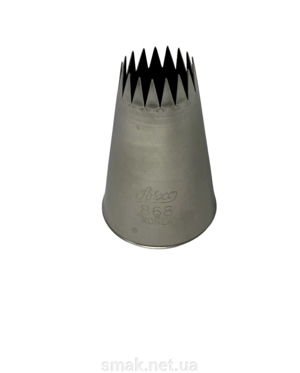 Насадка кондитерська металева Ateco 868 від компанії Інтернет магазин "СМАК" - фото 1