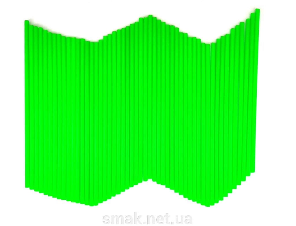 Палочки для кейк-попсов неоново-зеленые Украина 15 см від компанії Інтернет магазин "СМАК" - фото 1