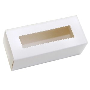 Коробки для макаронс белые (упаковка 3 шт.)