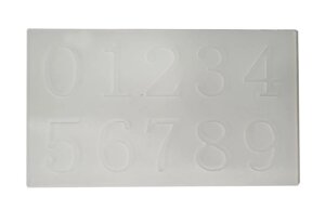 Силіконова форма для шоколадних чисел 1 ПК.