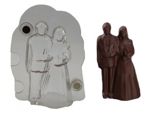 Форма для шоколада 3D Молодожены в Днепропетровской области от компании Интернет магазин "СМАК"