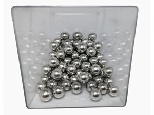 Посыпка шарики серебро 10 мм, 50 грамм в Днепропетровской области от компании Интернет магазин "СМАК"
