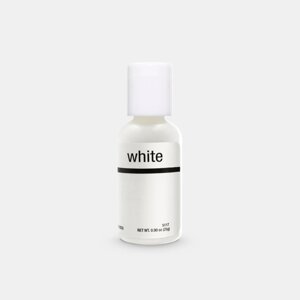 Гелевый краситель Chefmaster Белый (Bright White) 21 грамм