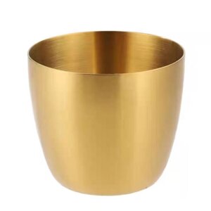 Чаша Велика із нержавіючої сталі Золото (d 8 см)