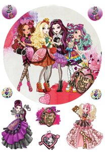 Вафельна картинка Ever After High 5