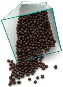 Кондитерська посипка глазурований Повітряний Рис 3 мм Чорний шоколад (50 грам)