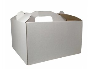 Картонная коробка для торта 3 штуки (250250150)