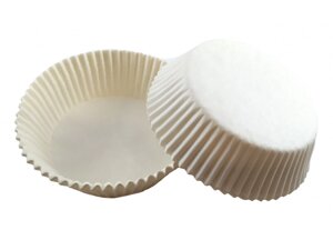 Капсулы (тарталетки) для кексов (белые) 6023 мм