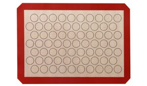 Силіконовий килимок 42 х 29.5 см з розміткою (гуртки 70 шт)