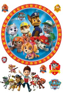 Вафельна картинка Paw Patrol 6 в Дніпропетровській області от компании Интернет магазин "СМАК"